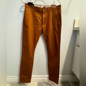 Brown J. Crew skinny 30x30 trousers